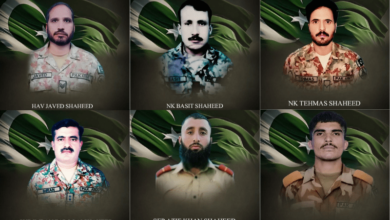 12 security men martyred, 6 terrorists killed