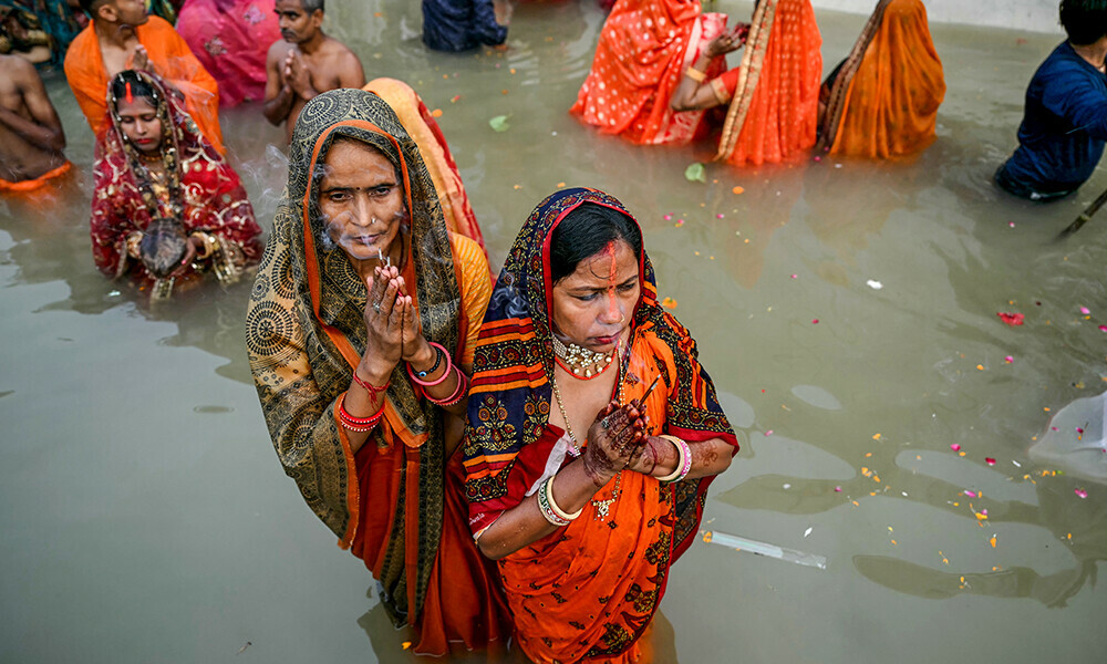 holy river defiled by pollution