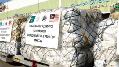 Pakistan sends goods to flood-hit Malaysia