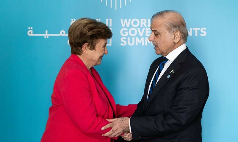 IMF chief meets PM Shehbaz