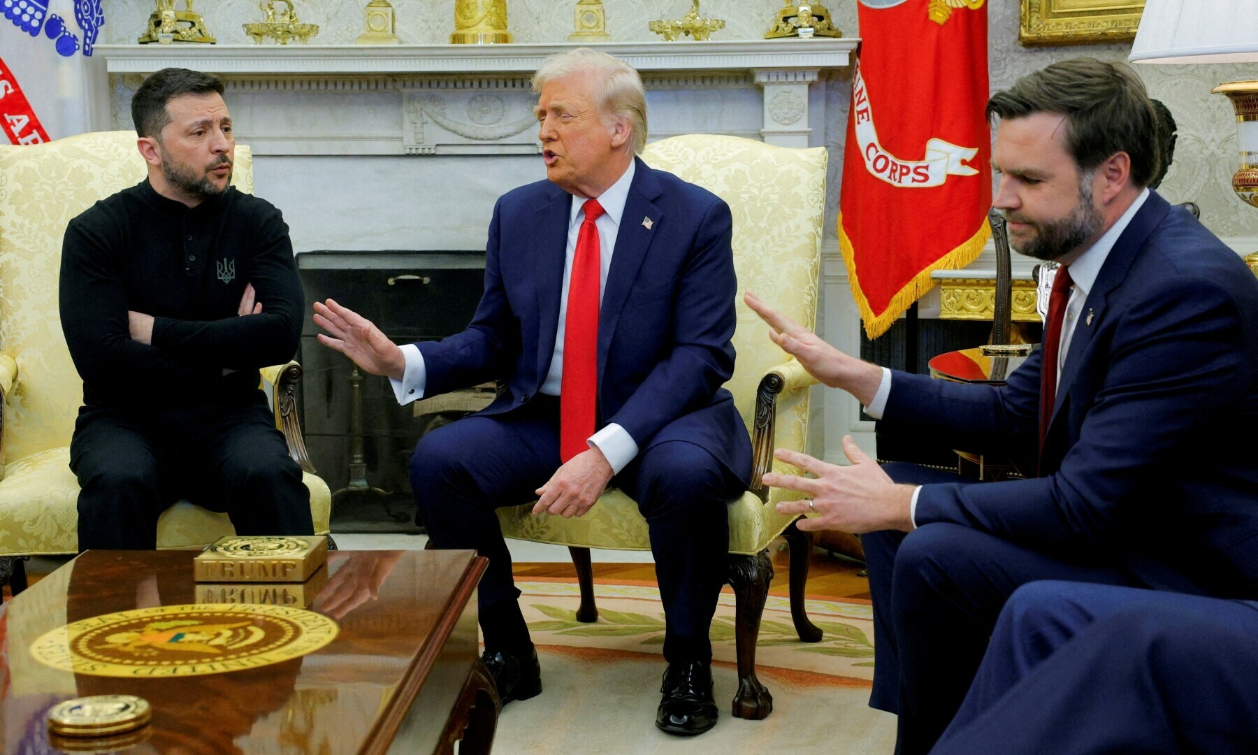 Trump pauses all US military aid